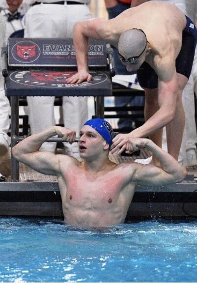 Celebrating a race in high school